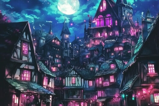 sref 700 | a town