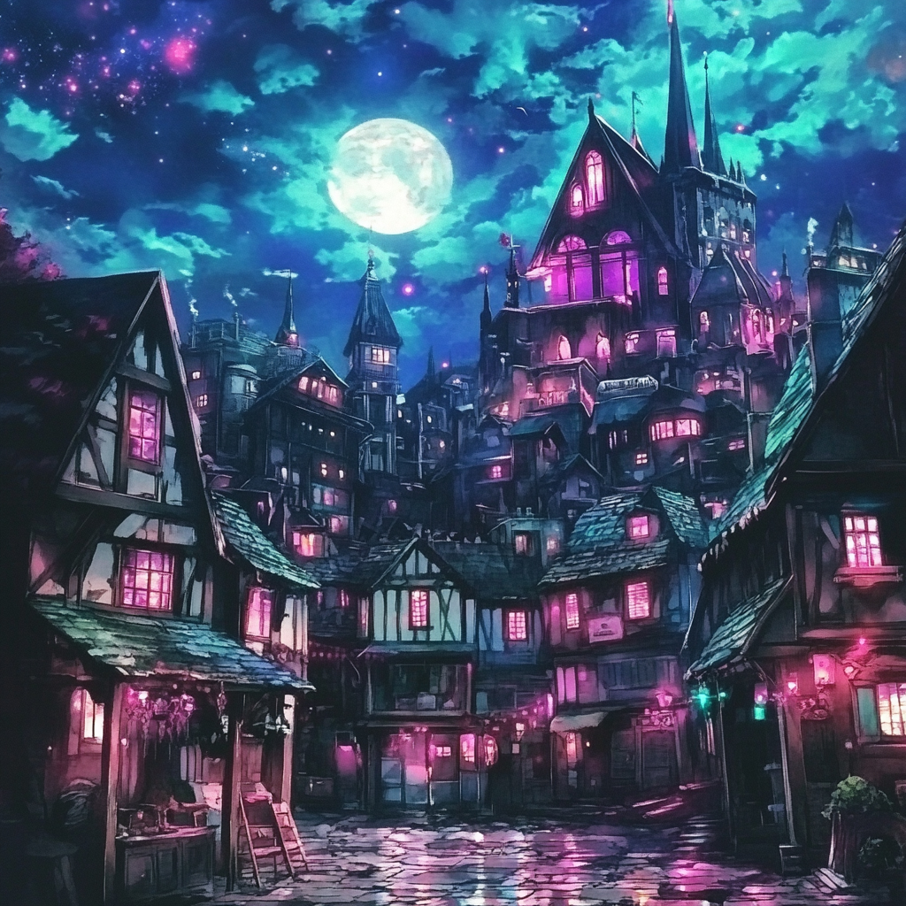 sref 700 | a town