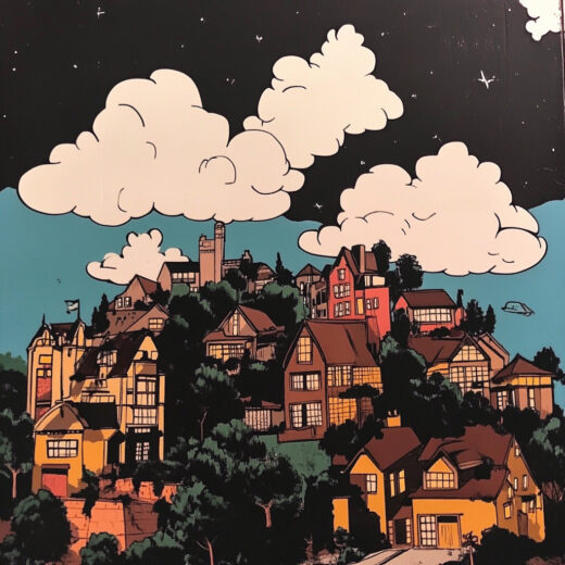 sref 721 | a town