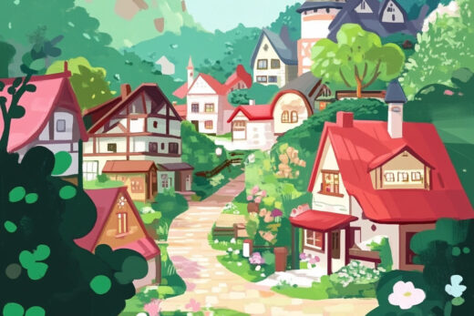 sref 731 | a town