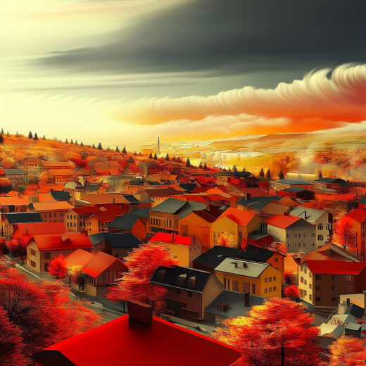 sref 741 | a town