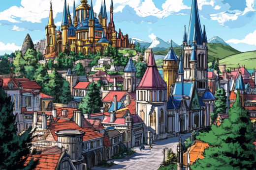 sref 753 | a town