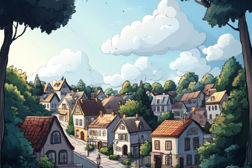sref 760 | a town