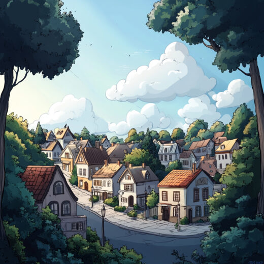 sref 760 | a town