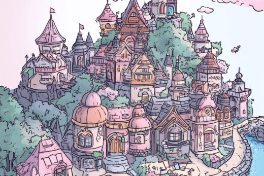 sref 769 | a town