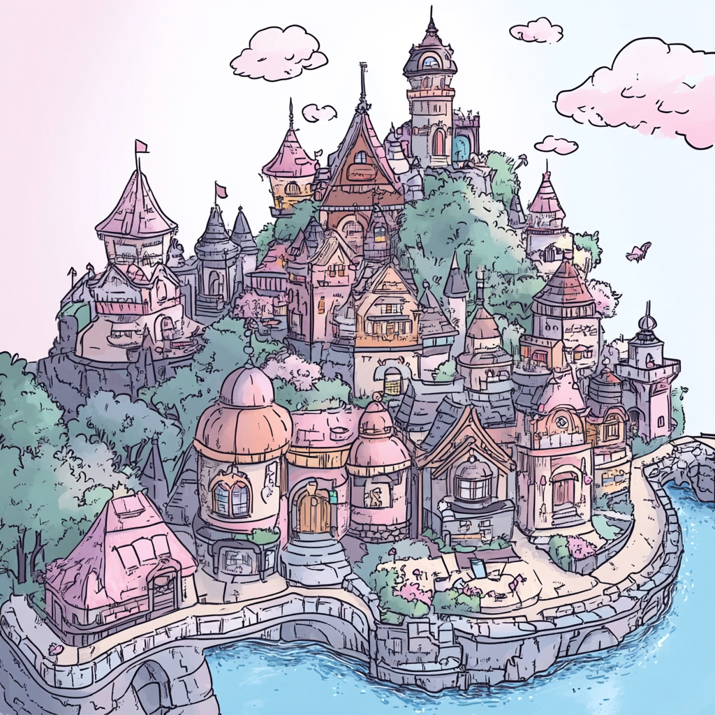 sref 769 | a town