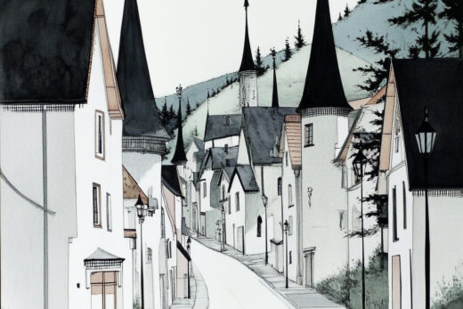 sref 76 | a town