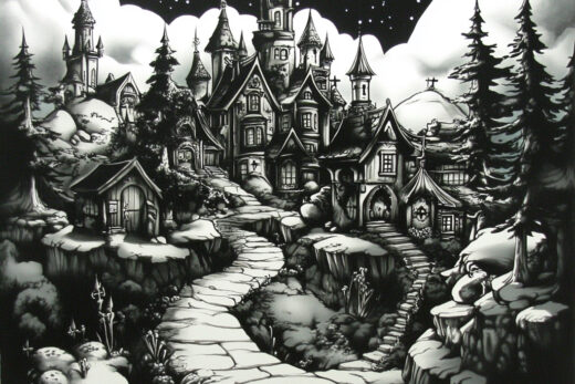 sref 777 | a town