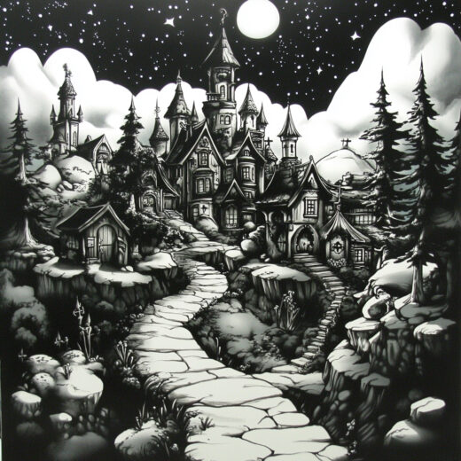 sref 777 | a town