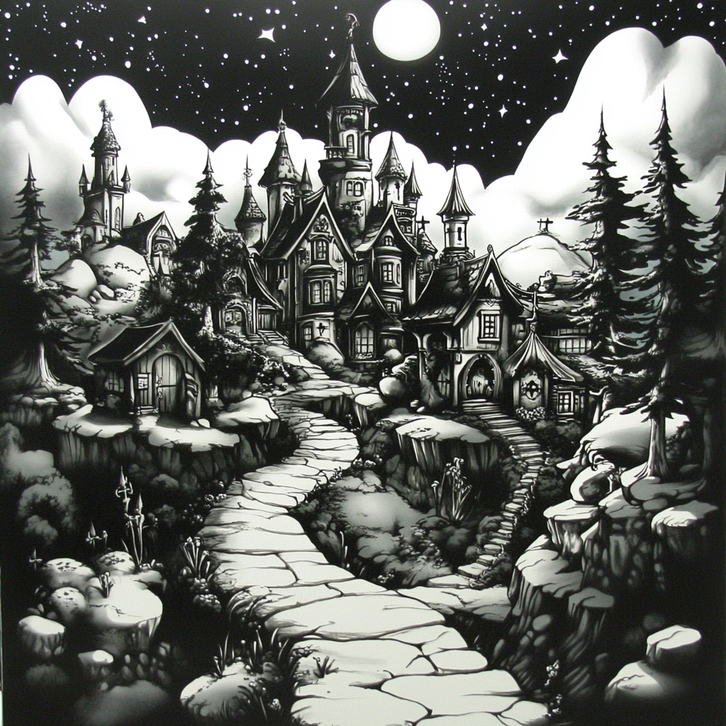 sref 777 | a town