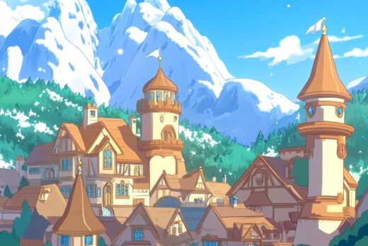 sref 779 | a town