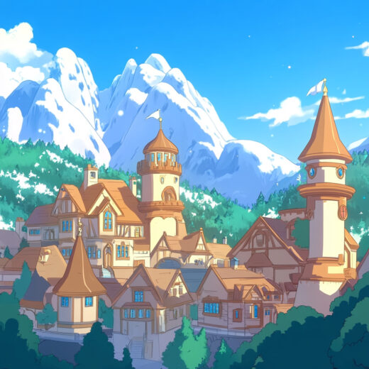 sref 779 | a town