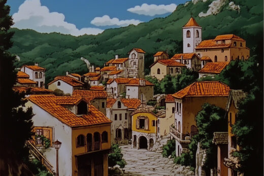 sref 787 | a town