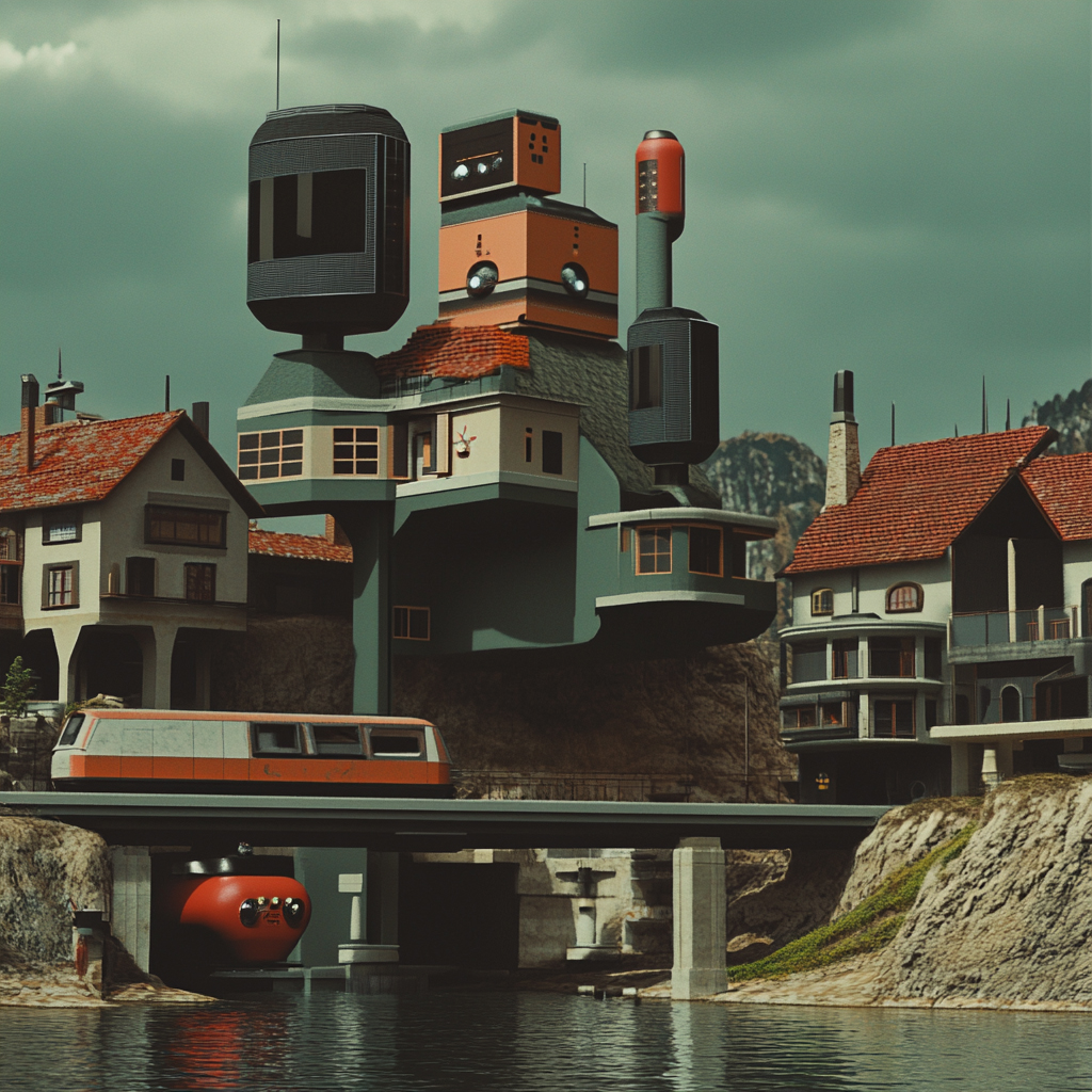 sref 792 | a town