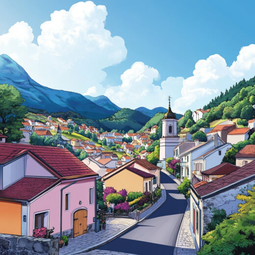 sref 797 | a town