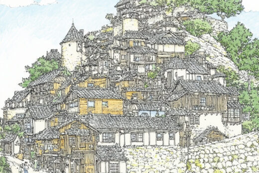 sref 798 | a town