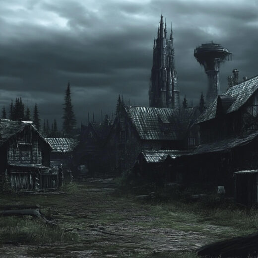 sref 799 | a town