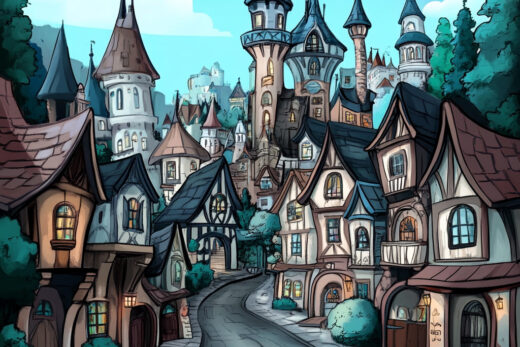 sref 80 | a town