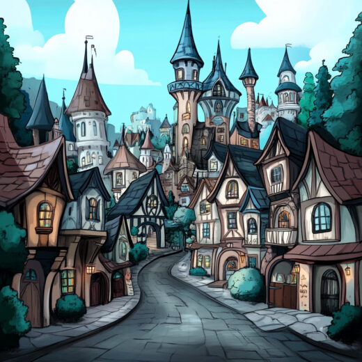 sref 80 | a town
