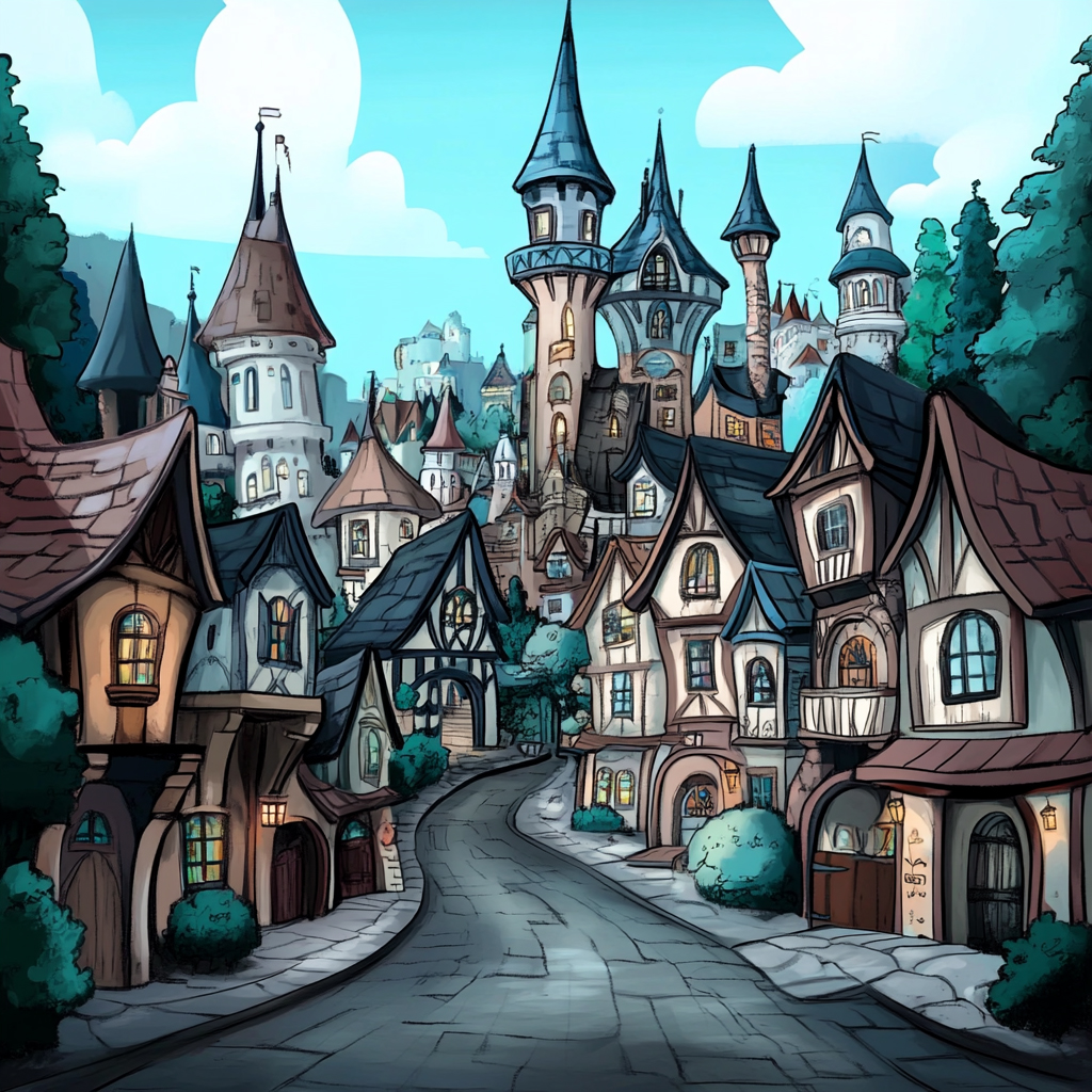 sref 80 | a town