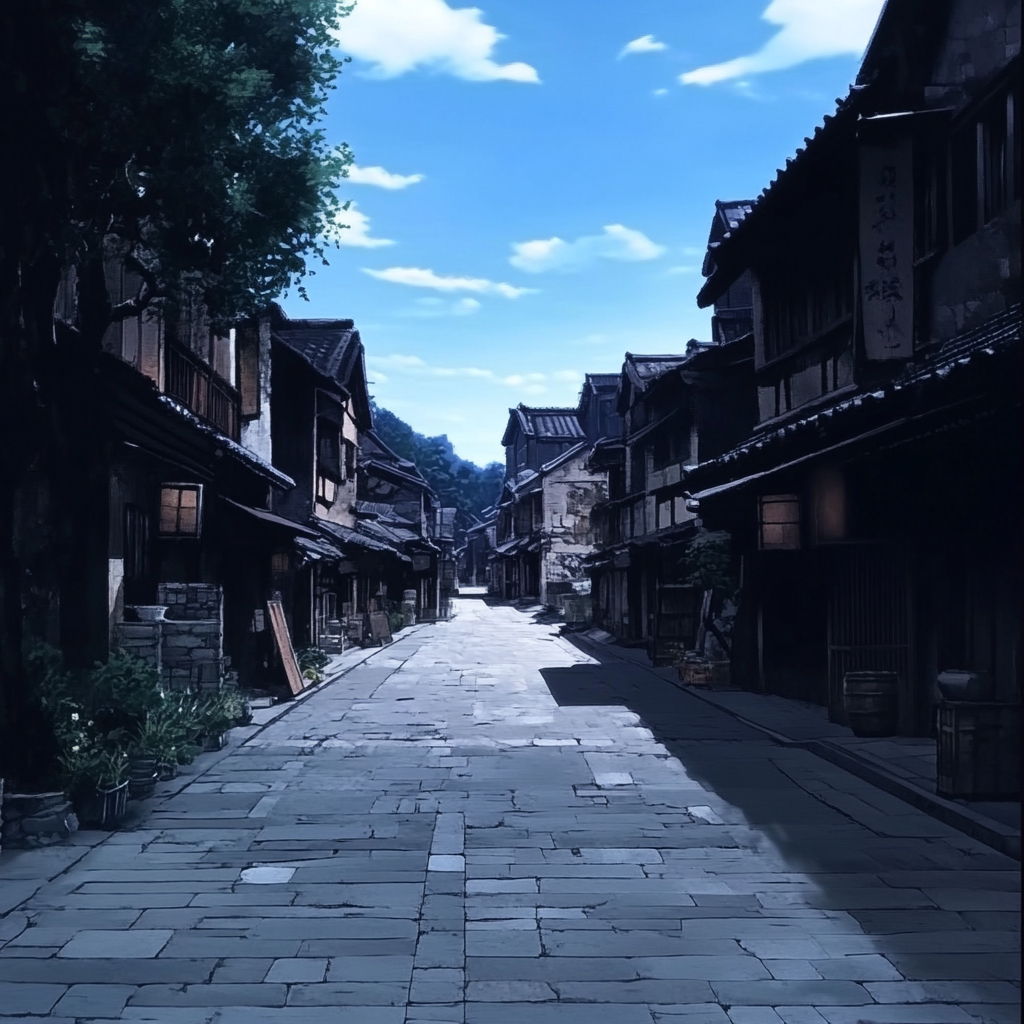 sref 812 | a town
