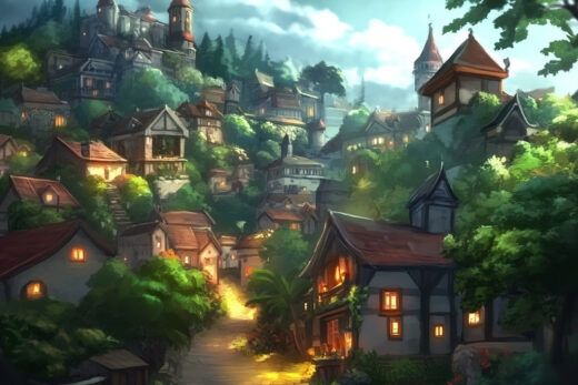 sref 815 | a town