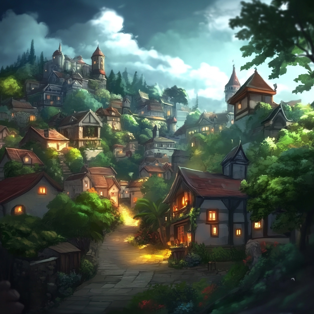sref 815 | a town