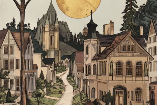 sref 827 | a town