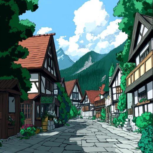 sref 82 | a town