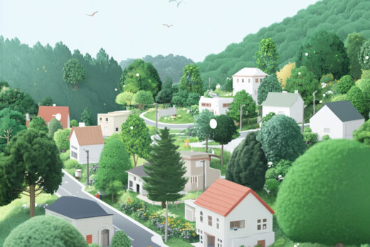 sref 835 | a town