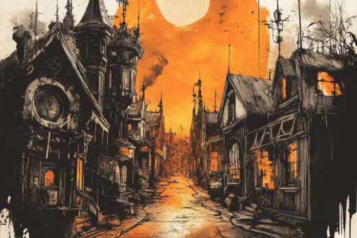 sref 837 | a town