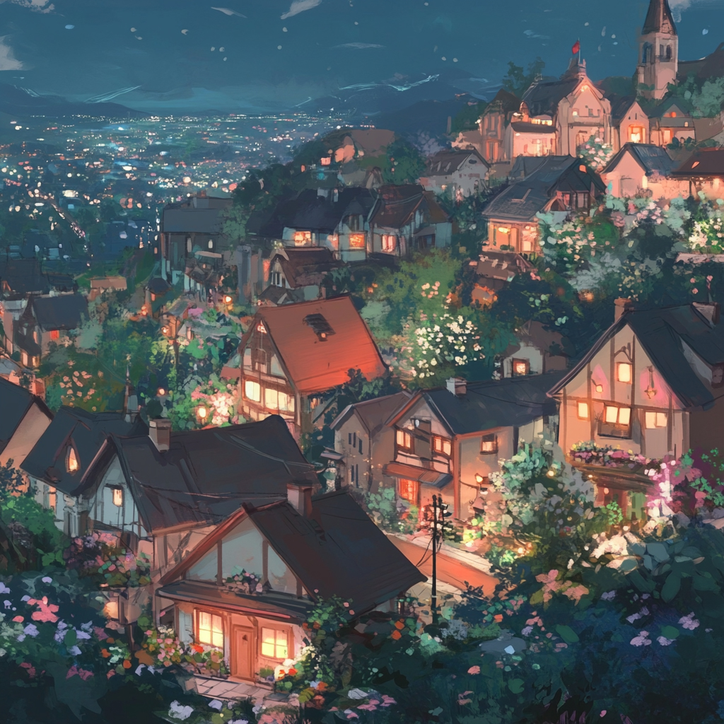 sref 83 | a town