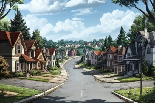 sref 841 | a town