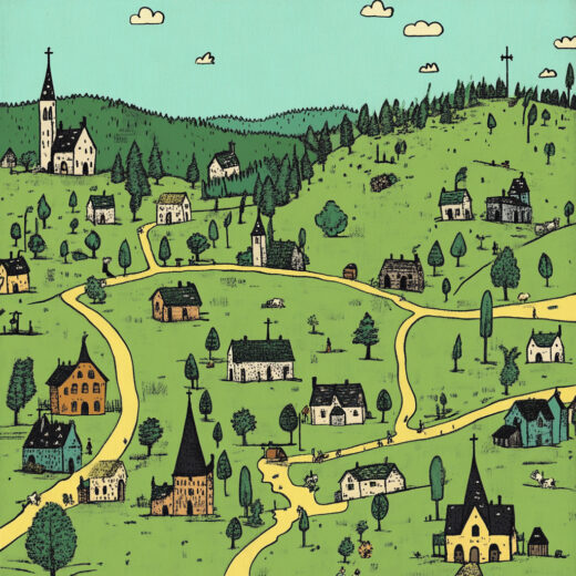 sref 847 | a town
