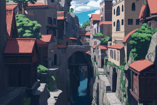 sref 859 | a town