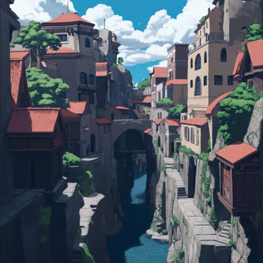 sref 859 | a town