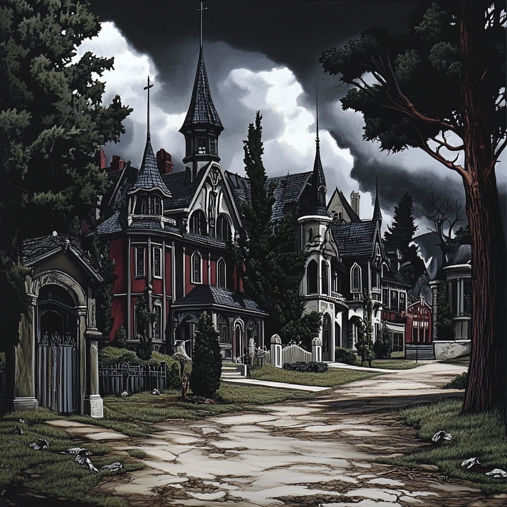 sref 861 | a town