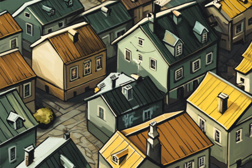 sref 86 | a town