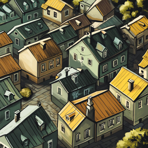 sref 86 | a town