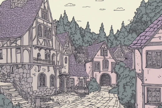 sref 872 | a town