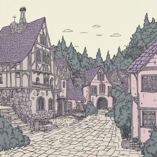 sref 872 | a town