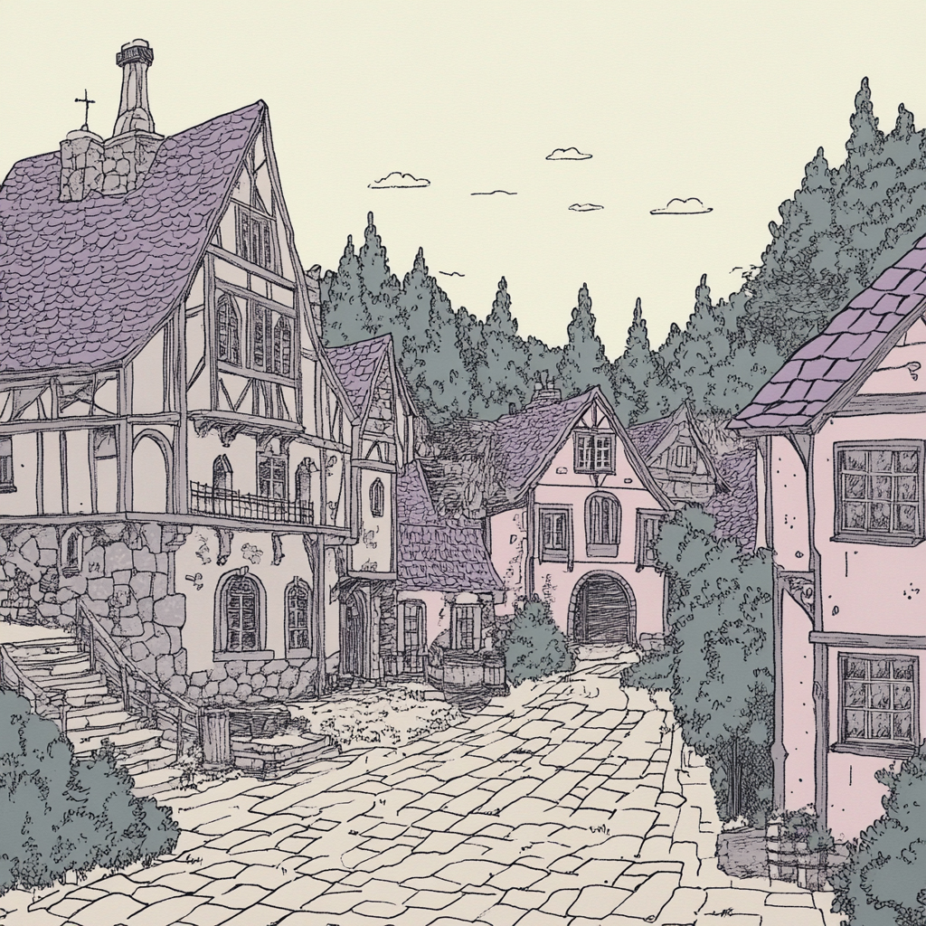 sref 872 | a town