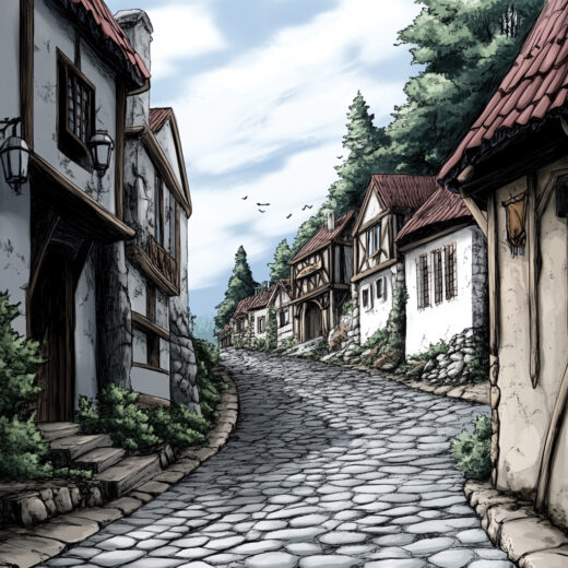 sref 877 | a town