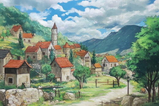 sref 881 | a town