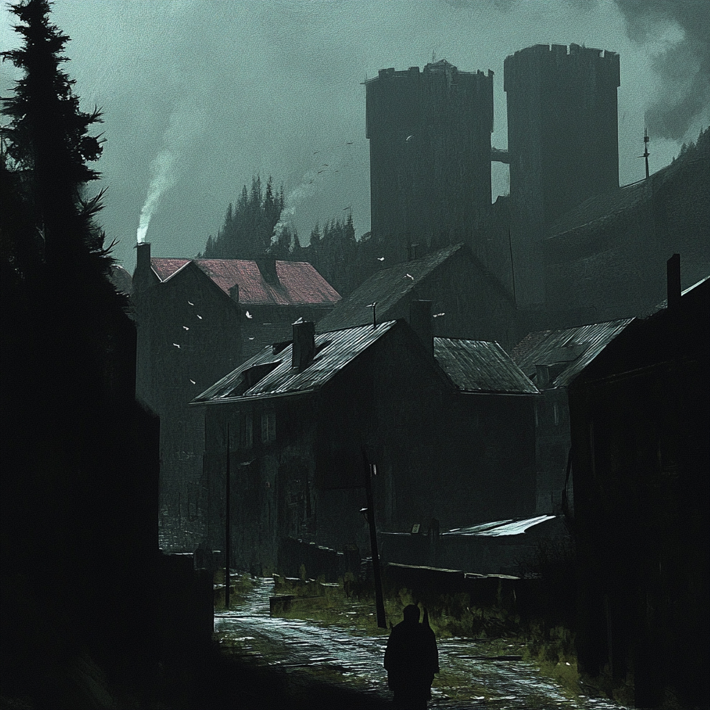 sref 888 | a town