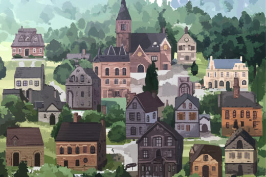 sref 894 | a town