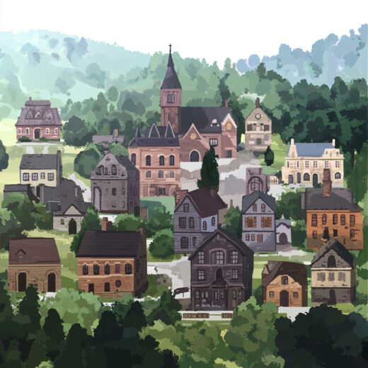 sref 894 | a town