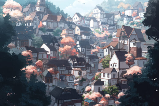 sref 897 | a town