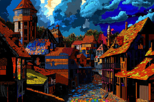 sref 898 | a town