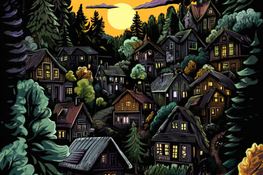 sref 899 | a town